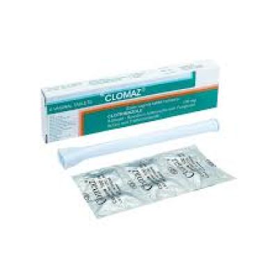 Viên đặt âm đạo Clomaz 100mg trị nấm, nhiễm khuẩn (1 vỉ x 6 viên)